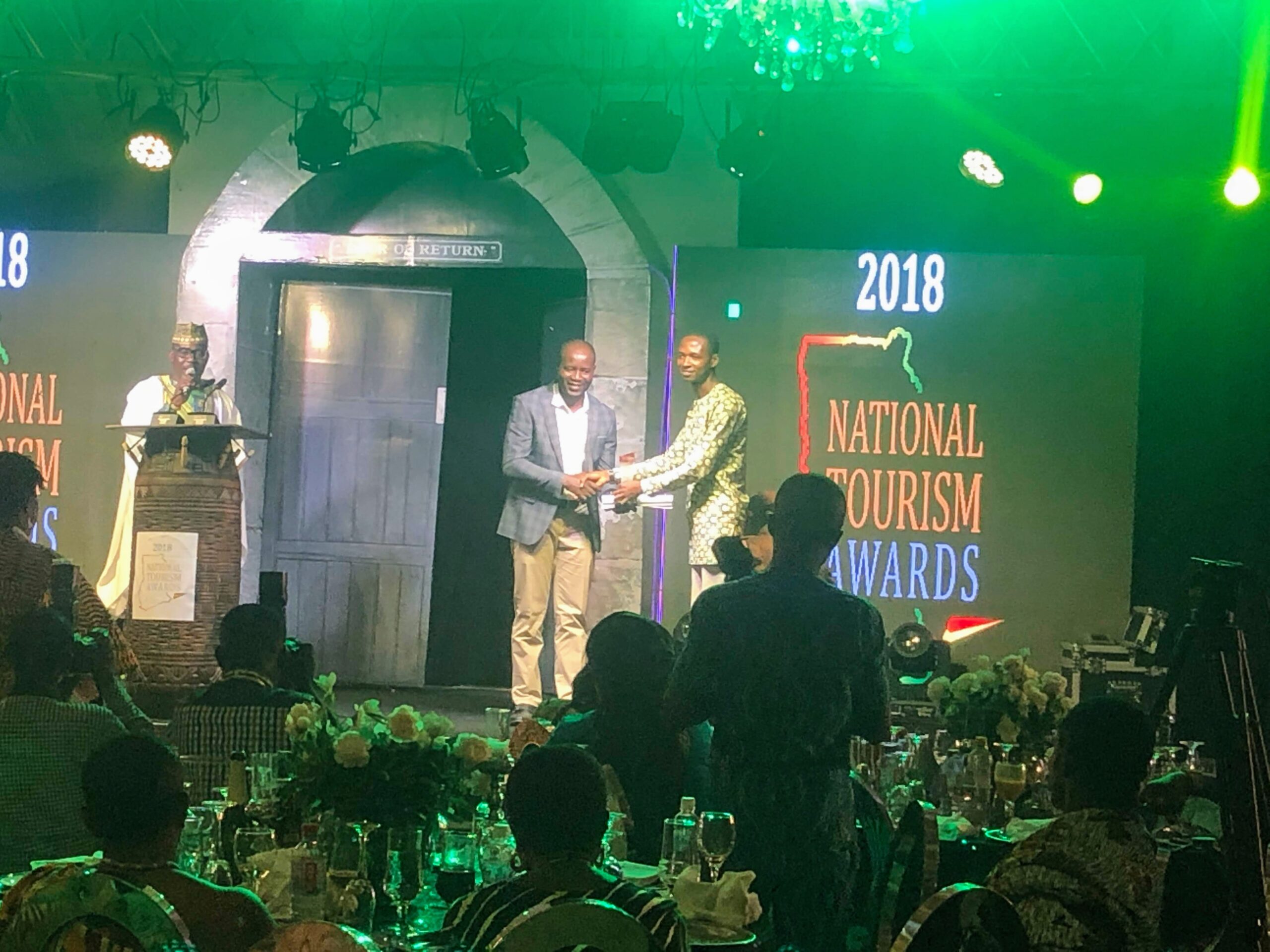 About Isaac Asomah: receiving award at the 2018 National Tourism Awards
