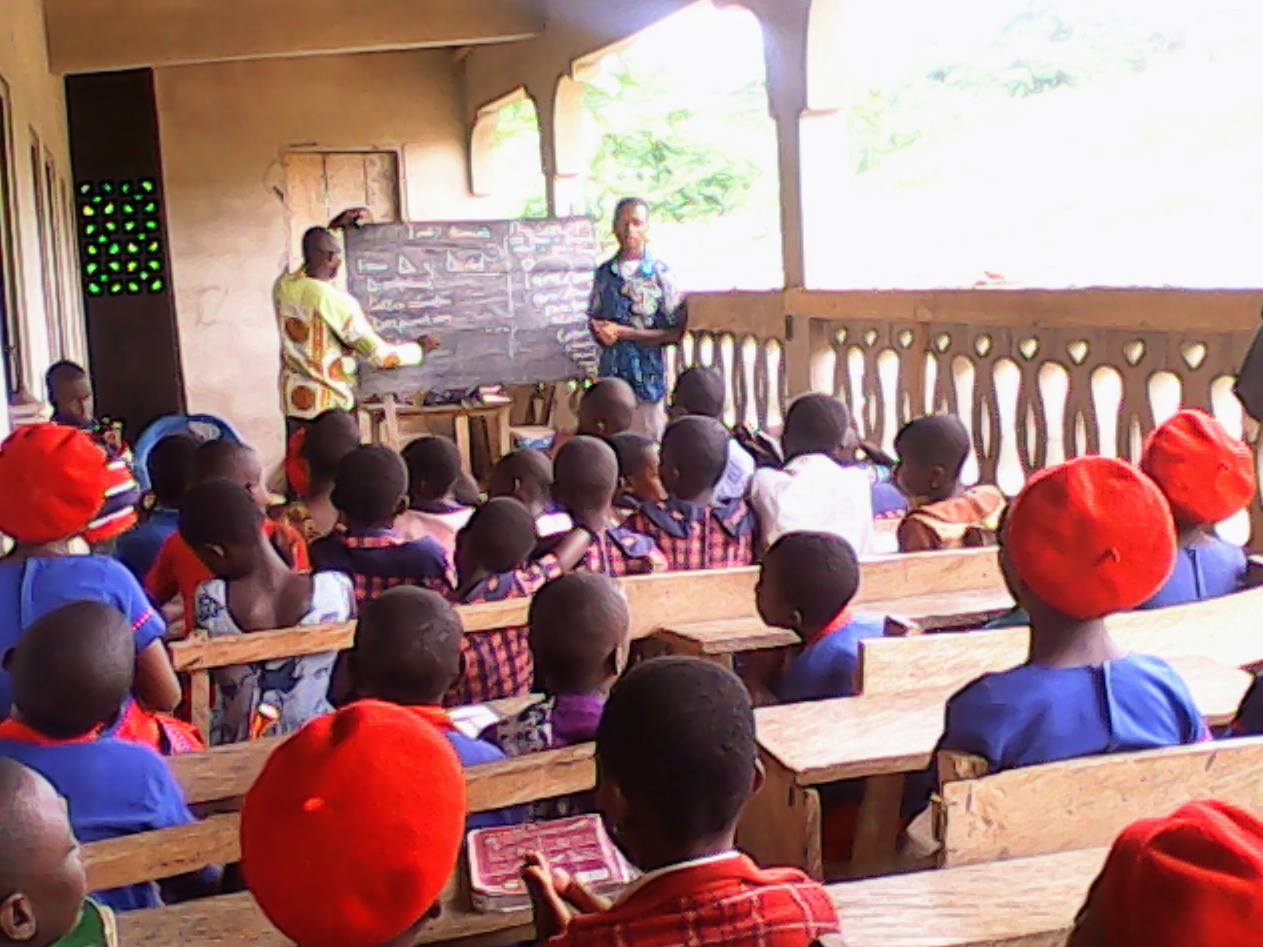 About Isaac Asomah: teaching in a village in the Central Region of Ghana
